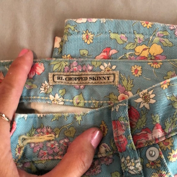 Ralph Lauren floral denim. - Picture 3 of 5